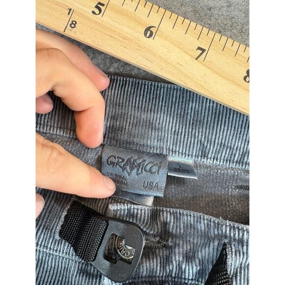 Vintage Gramicci Corduroy Carpenter Pants Mens 36x38 Gray Utility Outdoors USA - Picture 4 of 11